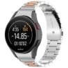 Bracelet Métal Maillons Samsung Galaxy Watch 4/5/6 Argent+Or Rose