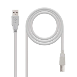 Nanocable - Câble USB 2.0 Imprimante 3M Beige