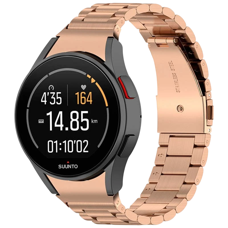 Bracelet Métal Maillons Samsung Galaxy Watch 4/5/6 Dorée Rose
