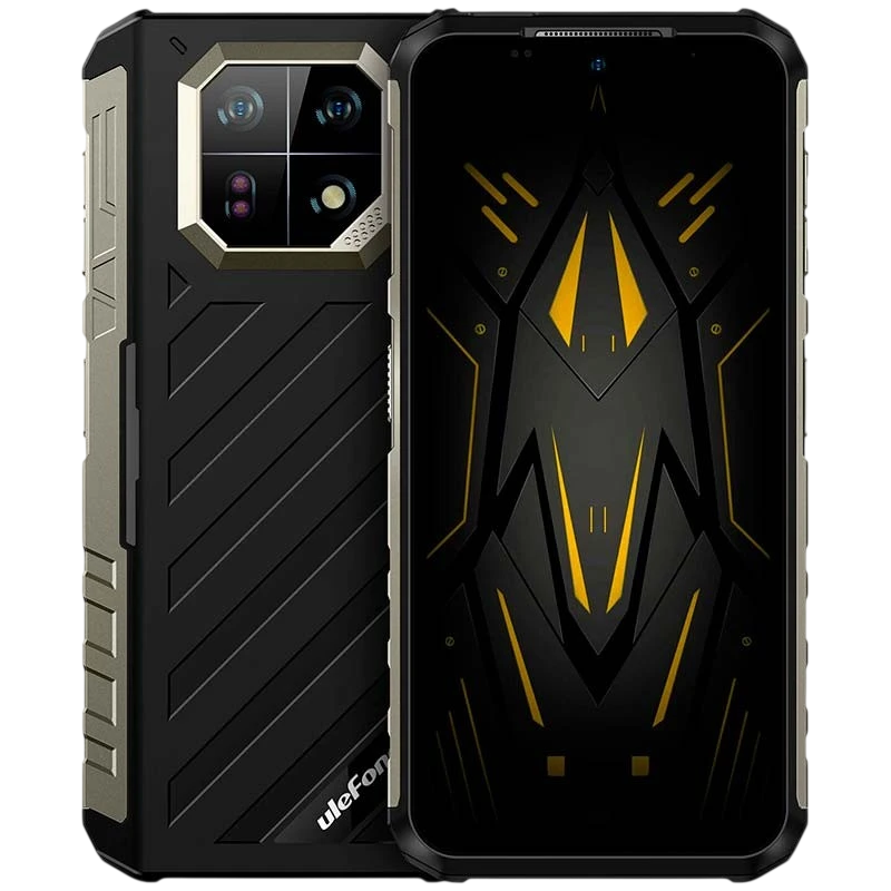 Ulefone Armor 22 8GB/128GB Noir Rugged IP68/IP69K 6,58 pouces IPS 120Hz 64MP 6600mAh 33W NFC