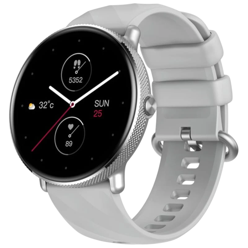 Zeblaze GTR 3 Pro Argent 1,43 pouces AMOLED 14 jours +100 sports IP68 Smartwatch