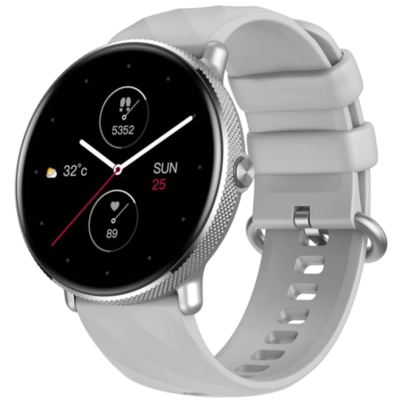 Zeblaze GTR 3 Pro Argent 1,43 pouces AMOLED 14 jours +100 sports IP68 Smartwatch