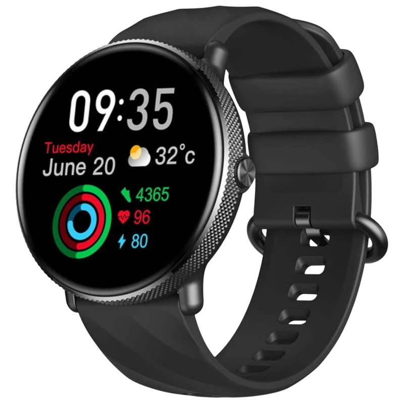 Zeblaze GTR 3 Pro Noir 1,43 pouces AMOLED 14 jours +100 sports IP68 Smartwatch