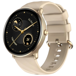 Zeblaze GTR 3 Pro Doré 1,43 pouces AMOLED 14 jours +100 sports IP68 Smartwatch