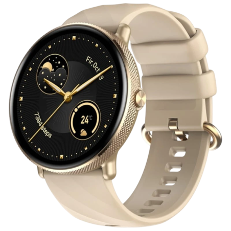Zeblaze GTR 3 Pro Doré 1,43 pouces AMOLED 14 jours +100 sports IP68 Smartwatch