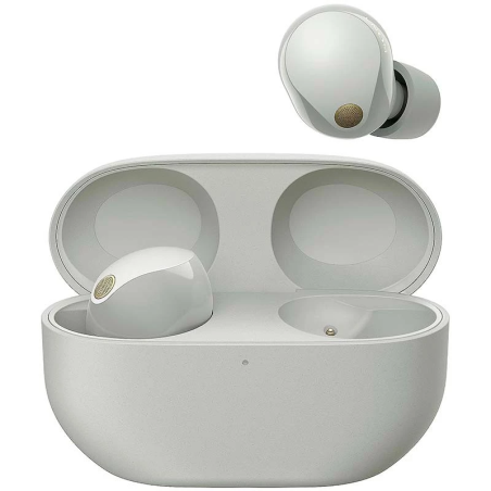 Sony WF-1000XM5 Argent ANC Bluetooth 5.3 24h IPX4 Écouteurs sans fil
