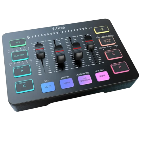 Fifine SC3 Noir - Mixeur audio