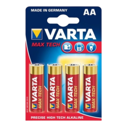 Pack 4x Batteries Varta AA Long Life Max Power LR06