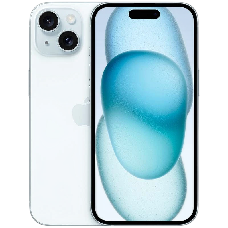Apple iPhone 15 128GB Bleu 6,1 pouces OLED 48MP NFC
