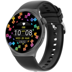 DT NO.1 DT4 Mate Noir 1,45 pouces AMOLED 6 jours +150 sports IP68 Smartwatch