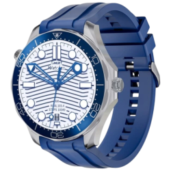 DT NO.1 HD35 Bleu 1,52 pouces IPS NFC 7 jours +150 sports IP68 Smartwatch