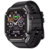 DT NO.1 HD40 Noir 1,96 pouces AMOLED GPS NFC 7 jours IP68 Smartwatch
