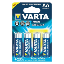 Pack 4x Batteries Varta AA Long Life Power LR06