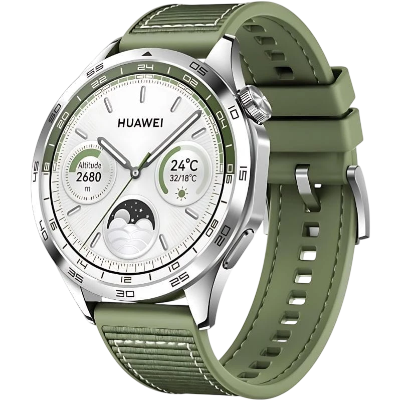 Huawei Watch GT 4 46 mm Vert 1,43 pouces AMOLED GPS NFC 5ATM