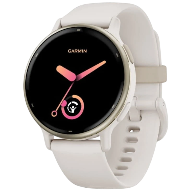 Garmin Vivoactive 5 Crème 1,2 pouces AMOLED GPS NFC 11 jours 5ATM Smartwatch