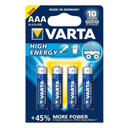 Pack 4x Batteries Varta AAA Long Life Power LR03