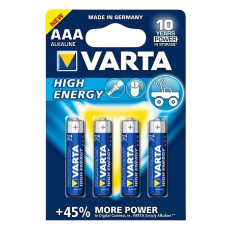 Pack 4x Batteries Varta AAA Long Life Power LR03