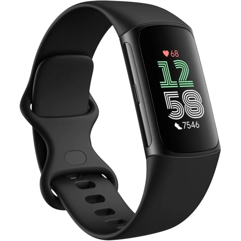 Fitbit Charge 6 Noir 1,04 pouces AMOLED GPS NFC 7 jours +40 sports 5ATM Bracelet connecté