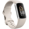 Fitbit Charge 6 Argent 1,04 pouces AMOLED GPS NFC 7 jours +40 sports 5ATM Bracelet connecté