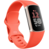 Fitbit Charge 6 Corail 1,04 pouces AMOLED GPS NFC 7 jours +40 sports 5ATM Bracelet connecté