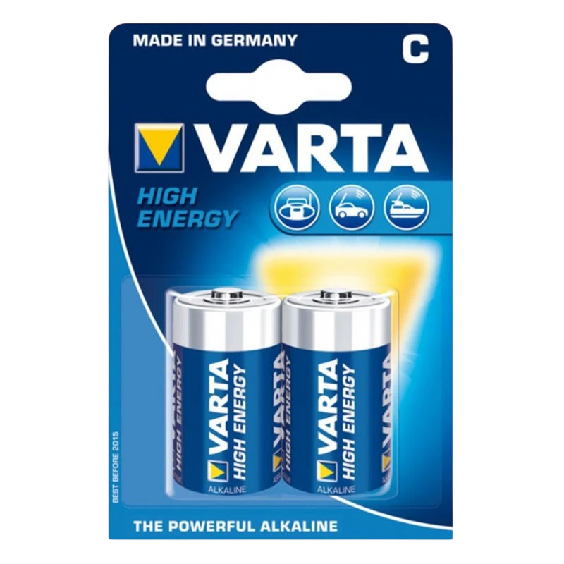 Pack 2x Batteries Varta C Long Life Power LR14