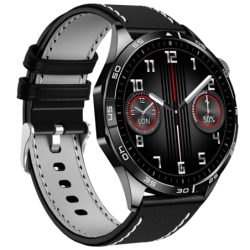 DT NO.1 HD GT4 Noir 1,43 pouces AMOLED 7 jours +100 sports IP68 Smartwatch