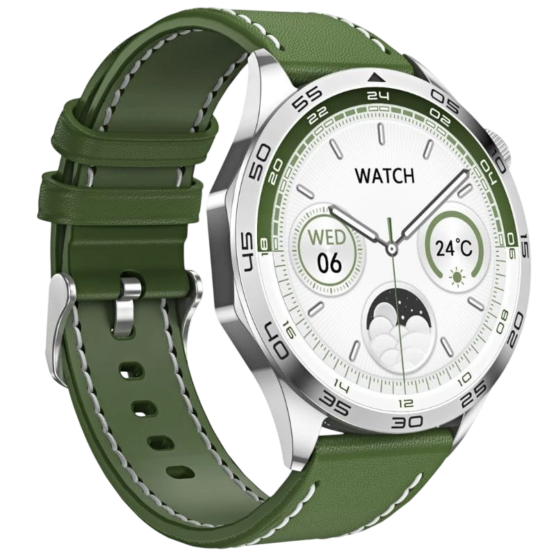 DT NO.1 HD GT4 Vert 1,43 pouces AMOLED 7 jours +100 sports IP68 Smartwatch