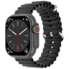 DT NO.1 V9 Ultra 2 Noir 2,1 pouces AMOLED GPS NFC 15 jours IP68 Smartwatch