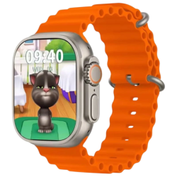 DT NO.1 V9 Ultra 2 Orange 2,1 pouces AMOLED GPS NFC 15 jours IP68 Smartwatch