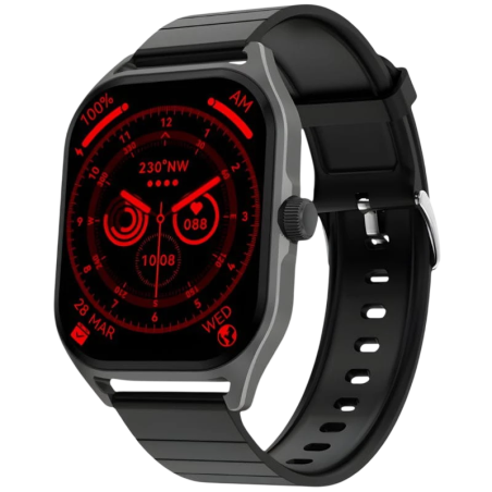 DT NO.1 DT99 Noir 2,04 pouces AMOLED GPS 7 jours +154 sports IPX7 Smartwatch