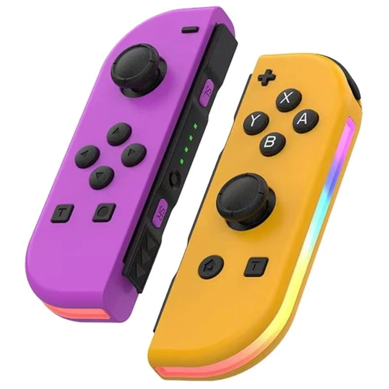J-C Set Gauche/Droit Violet/Orange avec RGB Switch 500mAh 15h Manette