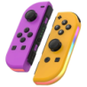 J-C Set Gauche/Droit Violet/Orange avec RGB Switch 500mAh 15h Manette
