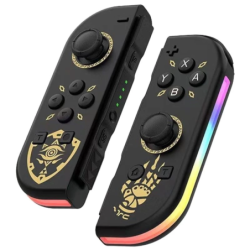 J-C Set Gauche/Droit Black T2 avec RGB Switch 500mAh 15h Manette