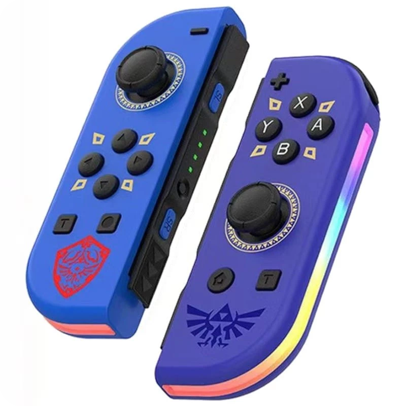 J-C Set Gauche/Droit Bleu/Violet Sword avec RGB Switch 500mAh 15h Manette