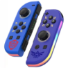 J-C Set Gauche/Droit Bleu/Violet Sword avec RGB Switch 500mAh 15h Manette