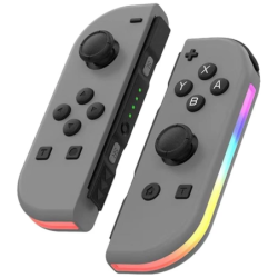 J-C Set Gauche/Droit Gris avec RGB Switch 500mAh 15h Manette