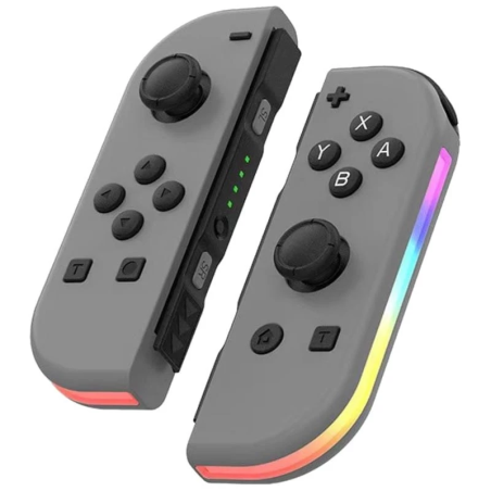 J-C Set Gauche/Droit Gris avec RGB Switch 500mAh 15h Manette