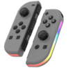 J-C Set Gauche/Droit Gris avec RGB Switch 500mAh 15h Manette