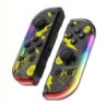 J-C Set Gauche/Droit Transparent/Jaune avec RGB Switch 500mAh 15h Manette