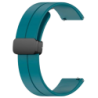 Bracelet Universal Fermoir Magnétique 22mm Bleu pour Smartwatch Xiaomi/Amazfit/Samsung/Huawei/Realme/Ticwatch