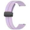 Bracelet Universal Fermoir Magnétique 22mm Pourpre pour Smartwatch Xiaomi/Amazfit/Samsung/Huawei/Realme/Ticwatch