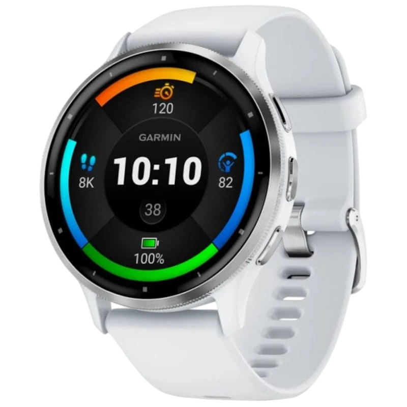 Garmin Venu 3 Blanc 1,4 pouces AMOLED GPS 14 jours 5ATM Smartwatch