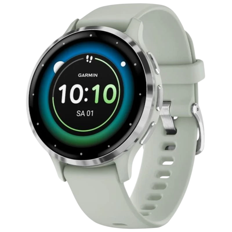 Garmin Venu 3S Vert 1,2 pouces AMOLED GPS 10 jours 5ATM Smartwatch