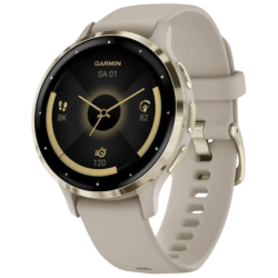Garmin Venu 3S Beige Doré 1,2 pouces AMOLED GPS 10 jours 5ATM Smartwatch
