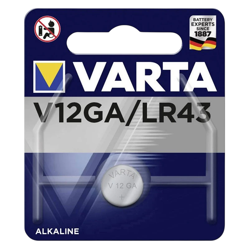 Pile bouton Varta V12GA LR43