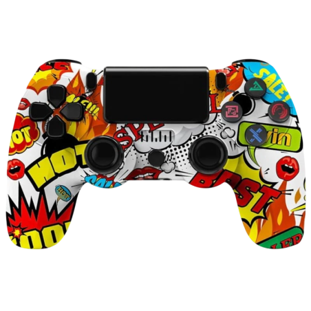 PS4 Powergaming V2 Flames Bluetooth Manette