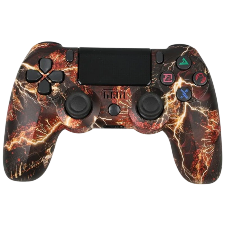 PS4 Powergaming V2 Fire Ghost Bluetooth Manette