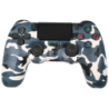 PS4 Powergaming V2 Bleu Camouflage Bluetooth Manette
