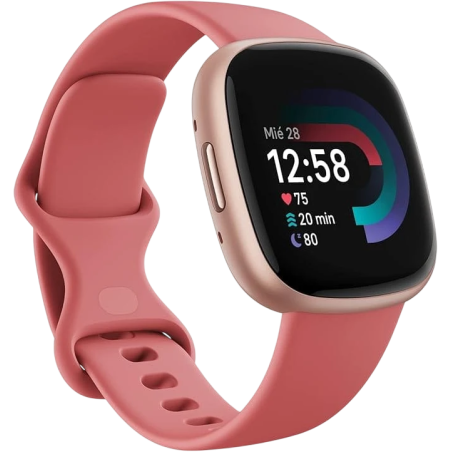 Fitbit Versa 4 Rose AMOLED GPS NFC 6 jours +40 sports 5ATM Smartwatch