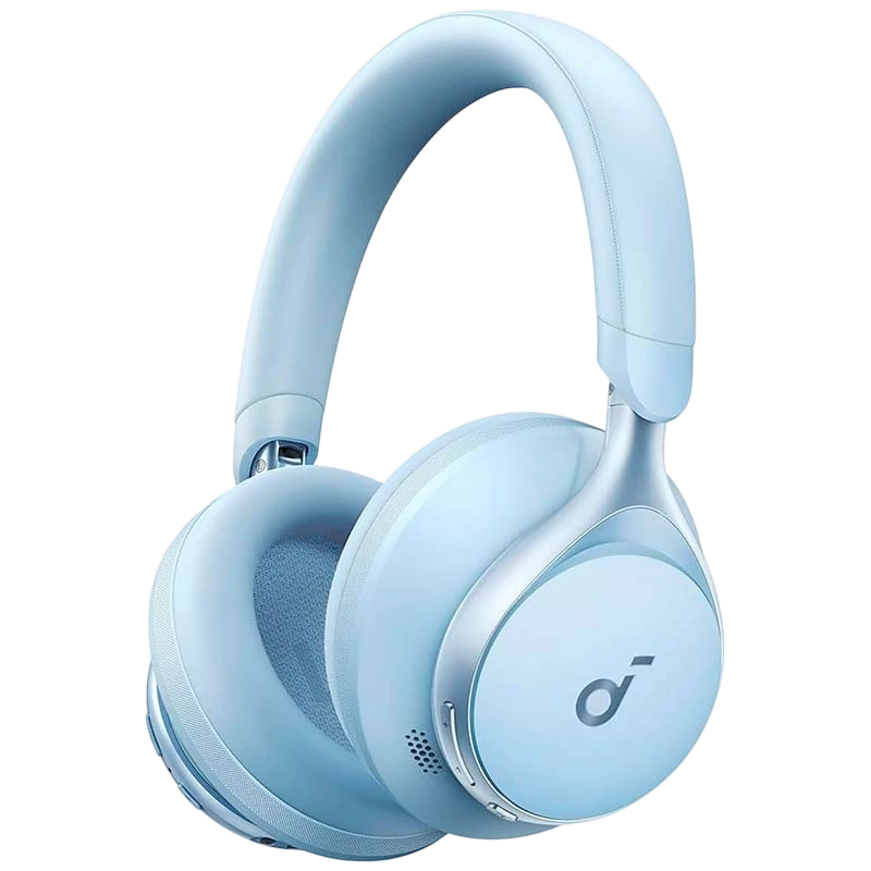 Soundcore Space One Bleu Arceau ANC Bluetooth 5.3 55h Casque sans fil